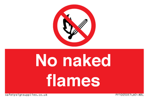 PF10050: No naked flames
