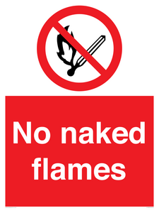 PF10050: No naked flames