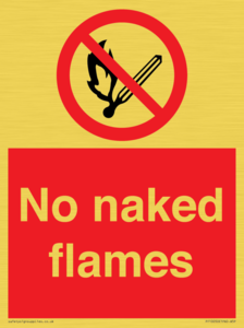 PF10050: No naked flames