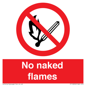 PF10050: No naked flames