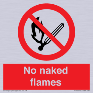 PF10050: No naked flames