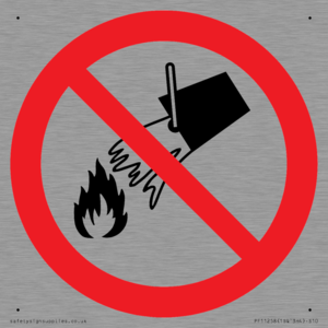 PF11258: P011 Prohibition: Do not extinguish with water