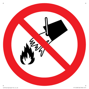 PF11258: P011 Prohibition: Do not extinguish with water