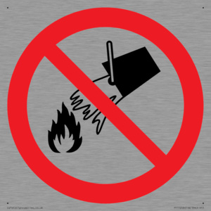 PF11258: P011 Prohibition: Do not extinguish with water