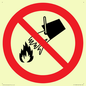 PF11258: P011 Prohibition: Do not extinguish with water