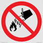 PF11258: P011 Prohibition: Do not extinguish with water