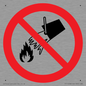 PF11258: P011 Prohibition: Do not extinguish with water