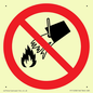 PF11258: P011 Prohibition: Do not extinguish with water
