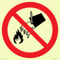 PF11258: P011 Prohibition: Do not extinguish with water