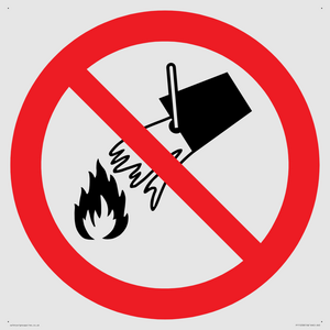 PF11258: P011 Prohibition: Do not extinguish with water
