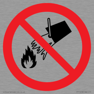PF11258: P011 Prohibition: Do not extinguish with water