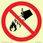 PF11258: P011 Prohibition: Do not extinguish with water