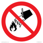 PF11258: P011 Prohibition: Do not extinguish with water