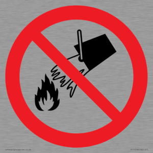 PF11258: P011 Prohibition: Do not extinguish with water