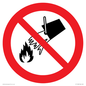 PF11258: P011 Prohibition: Do not extinguish with water