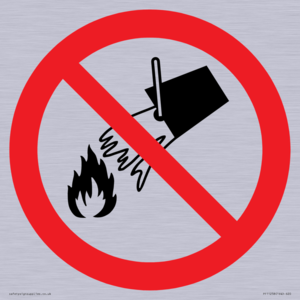 PF11258: P011 Prohibition: Do not extinguish with water