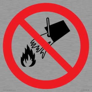 PF11258: P011 Prohibition: Do not extinguish with water
