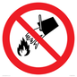 PF11258: P011 Prohibition: Do not extinguish with water