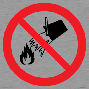 PF11258: P011 Prohibition: Do not extinguish with water