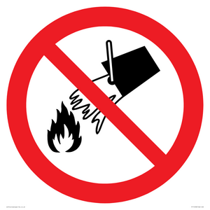 PF11258: P011 Prohibition: Do not extinguish with water