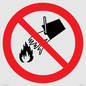 PF11258: P011 Prohibition: Do not extinguish with water