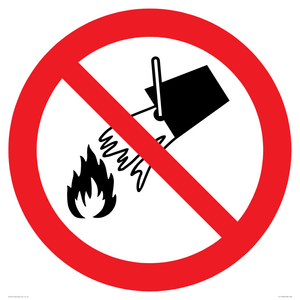 PF11258: P011 Prohibition: Do not extinguish with water