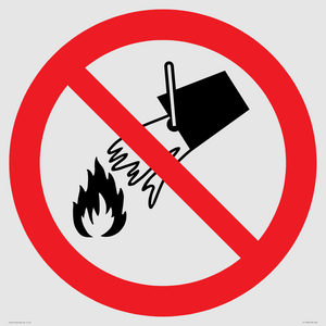 PF11258: P011 Prohibition: Do not extinguish with water