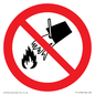 PF11258: P011 Prohibition: Do not extinguish with water