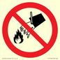 PF11258: P011 Prohibition: Do not extinguish with water