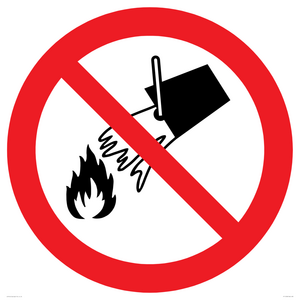 PF11258: P011 Prohibition: Do not extinguish with water