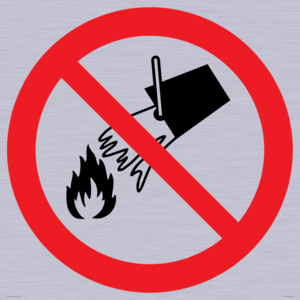 PF11258: P011 Prohibition: Do not extinguish with water