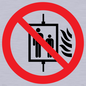 PF11274: P020 Prohibition: Do not use lift in the event of fire