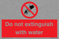 PF1357: Do not extinguish with water