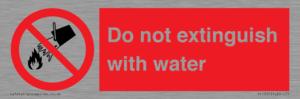 PF1357: Do not extinguish with water