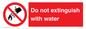 PF1357: Do not extinguish with water