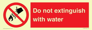 PF1357: Do not extinguish with water