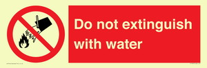 PF1357: Do not extinguish with water