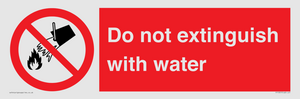 PF1357: Do not extinguish with water
