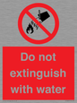 PF1357: Do not extinguish with water
