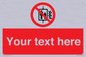 PF5200: Custom Do Not Use Lift In Fire Sign