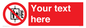 PF5200: Custom Do Not Use Lift In Fire Sign