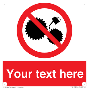 PF5211: Custom No Oiling Sign