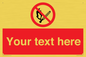 PF5212: Custom No Open Flames Sign