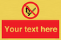 PF5212: Custom No Open Flames Sign