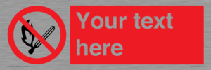 PF5212: Custom No Open Flames Sign