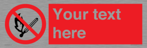 PF5212: Custom No Open Flames Sign