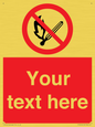 PF5212: Custom No Open Flames Sign