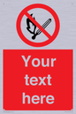PF5212: Custom No Open Flames Sign