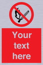 PF5212: Custom No Open Flames Sign