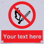 PF5212: Custom No Open Flames Sign